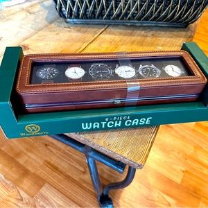 Woodbury 6 piece watch case